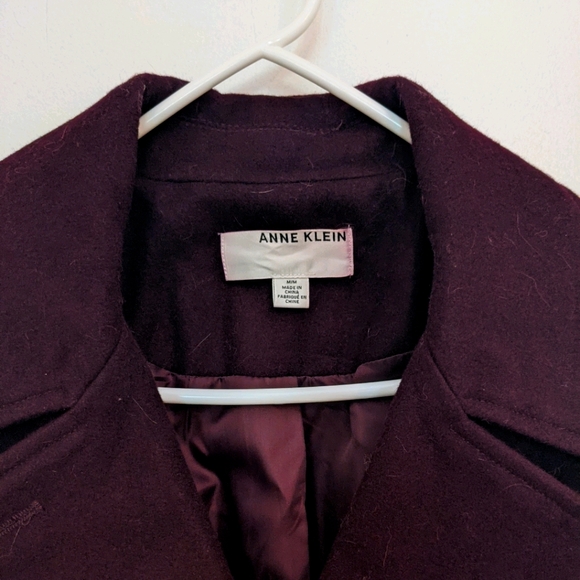 Anne Klein Purple Coat - Picture 2 of 4